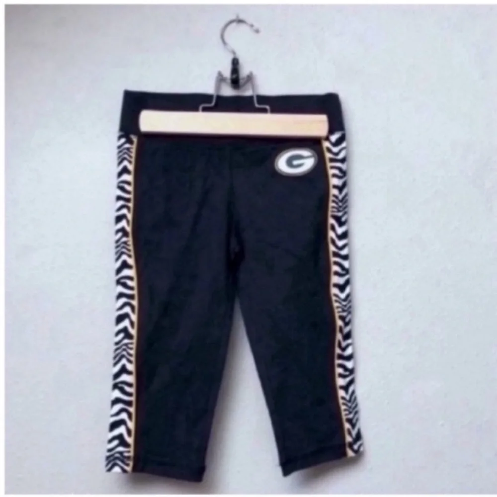 Kids Green Bay Packers Leggings Green & Gold